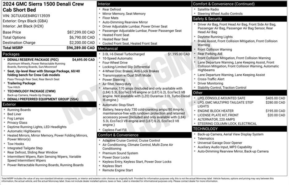 2024 GMC Sierra 1500 Denali