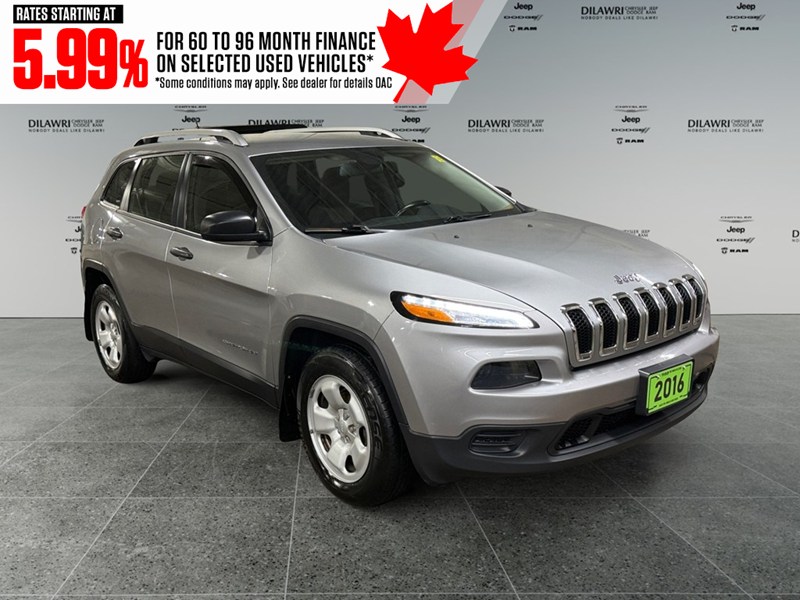2016 Jeep Cherokee 4WD 4dr Sport