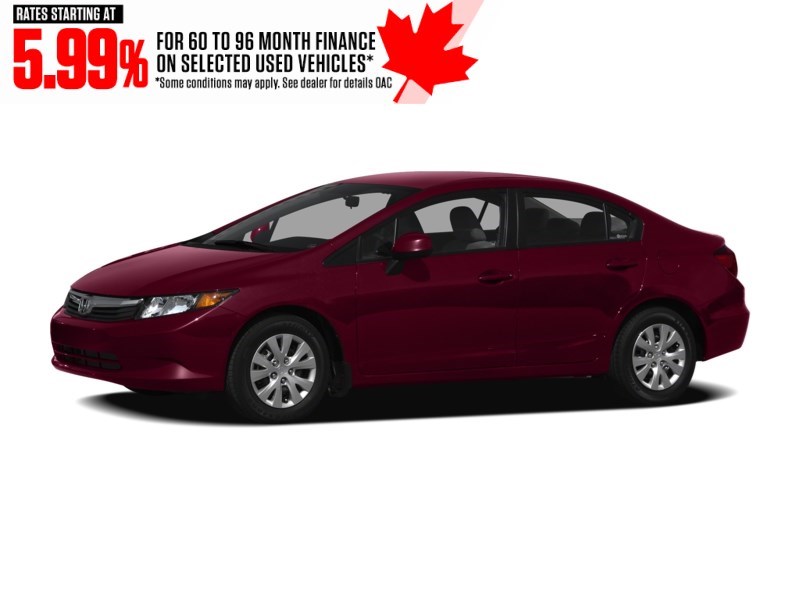 2012 Honda Civic 4dr Auto LX Exterior Shot 1