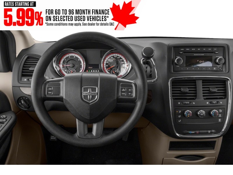 2016 Dodge Grand Caravan 4dr Wgn Canada Value Package Interior Shot 3