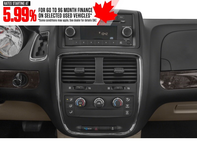 2019 Dodge Grand Caravan Canada Value Package 2WD Interior Shot 2