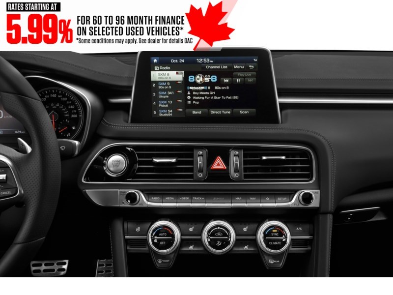 2019 Genesis G70 3.3T Sport AWD Interior Shot 2