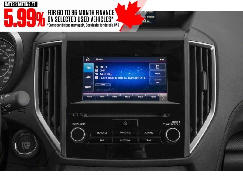 2022 Subaru Impreza Touring 4-door CVT w/EyeSight Interior Shot 2