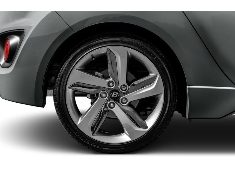 2014 Hyundai Veloster 3dr Cpe Auto Turbo Exterior Shot 5