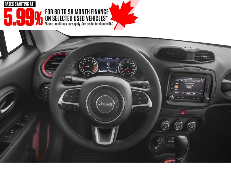 2017 Jeep Renegade 4WD 4dr Trailhawk Interior Shot 3