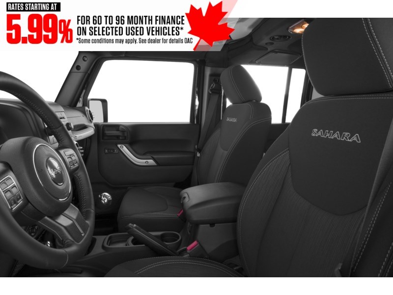 2017 Jeep Wrangler Unlimited 4WD 4dr Sahara Interior Shot 4