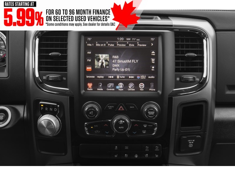 2017 RAM 1500 4WD Crew Cab 140.5" Sport Interior Shot 2