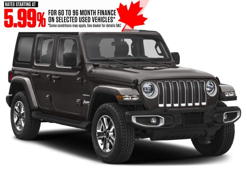 2020 Jeep Wrangler Unlimited Sahara 4x4 Exterior Shot 8
