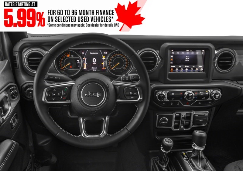 2020 Jeep Wrangler Unlimited Sahara 4x4 Interior Shot 3