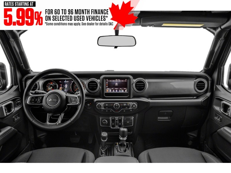 2022 Jeep Wrangler Unlimited Unlimited Sahara Altitude 4x4 Interior Shot 6