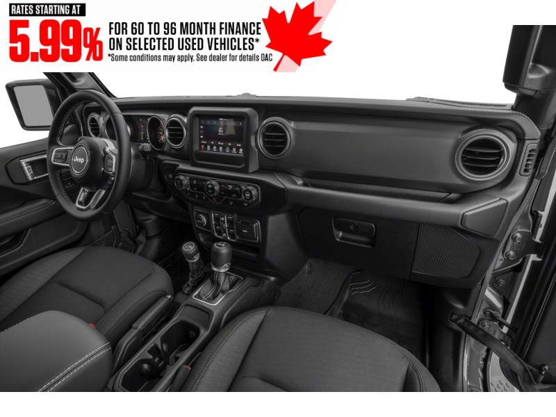 2020 Jeep Wrangler Unlimited Sahara 4x4 Interior Shot 1