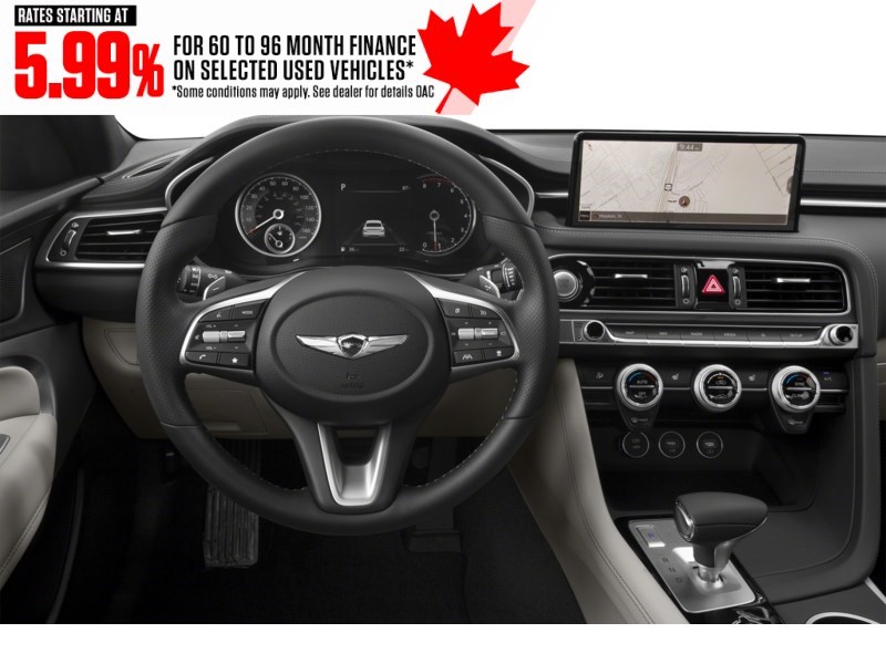 2022 Genesis G70 2.0T Advanced AWD Interior Shot 3