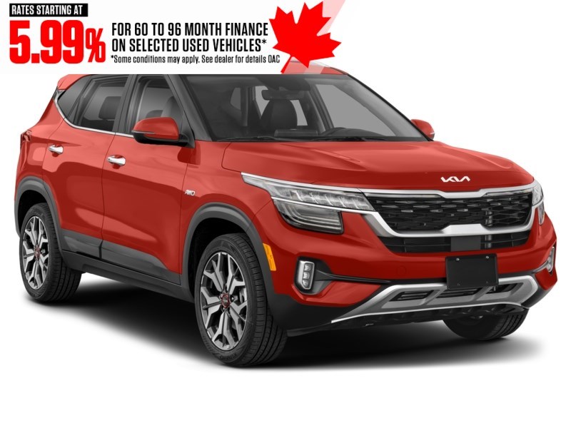 2023 Kia Seltos SX Turbo AWD w/Black Interior Exterior Shot 8