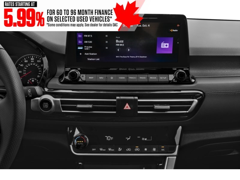 2023 Kia Seltos SX Turbo AWD w/Black Interior Interior Shot 2