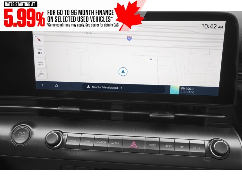 2025 Hyundai Kona 2.0L Preferred AWD w/Trend Package Interior Shot 8