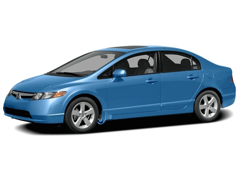 2006 Honda Civic 4dr DX-G Auto Fiji Blue Pearl  Shot 4