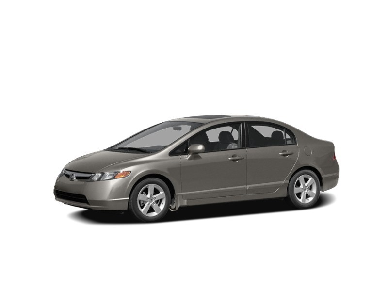2008 Honda Civic 4dr Auto LX Galaxy Grey Metallic  Shot 1