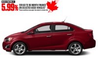 2012 Chevrolet Sonic 4dr Sdn LS Crystal Red Tintcoat  Shot 3