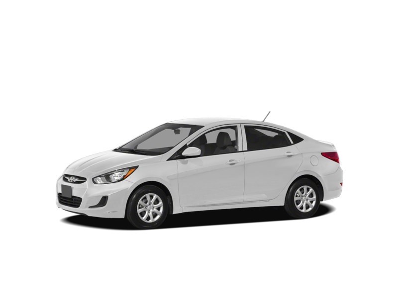 2012 Hyundai Accent 4dr Sdn Man GL Century White  Shot 3