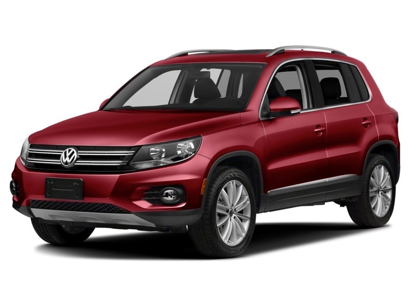 2016 Volkswagen Tiguan Comfortline (A6) Wild Cherry Metallic  Shot 4
