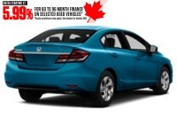 2014 Honda Civic 4dr CVT LX Dyno Blue Pearl  Shot 6