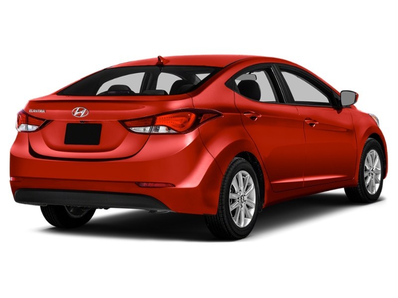 2014 Hyundai Elantra 4dr Sdn Auto Limited w/Navi Geranium Red Metallic  Shot 2