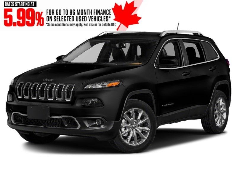 2018 Jeep Cherokee High Altitude 4x4 Diamond Black Crystal Pearl  Shot 1