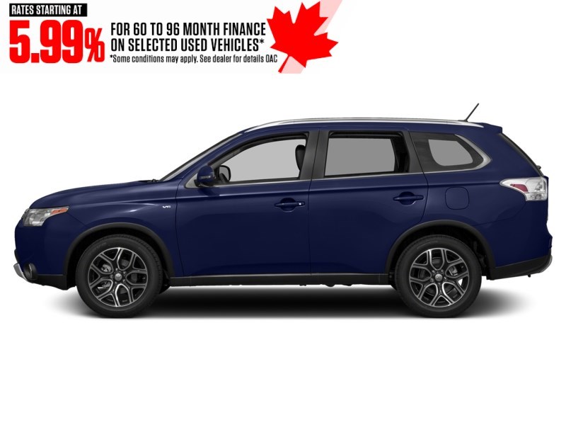 2015 Mitsubishi Outlander 4WD 4dr GT Cosmic Blue  Shot 3