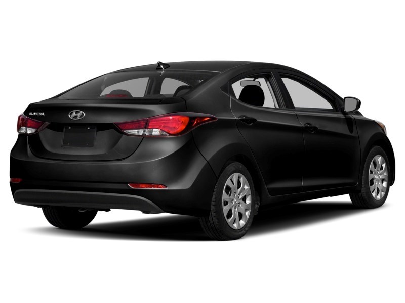 2015 Hyundai Elantra 4dr Sdn Auto GL Black Noir Pearl Metallic  Shot 2