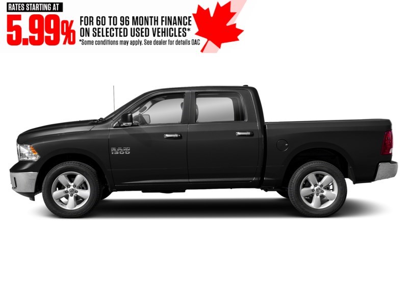 2021 RAM 1500 Classic SLT 4x4 Crew Cab 5'7" Box Black  Shot 3