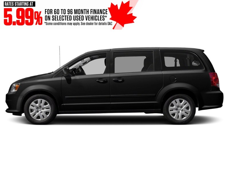 2016 Dodge Grand Caravan 4dr Wgn Canada Value Package Brilliant Black Crystal Pearl  Shot 3