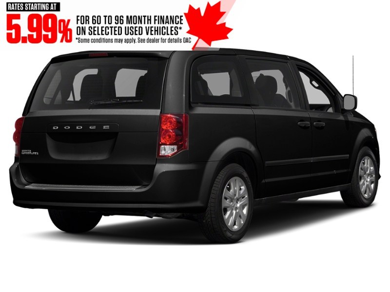 2016 Dodge Grand Caravan 4dr Wgn Canada Value Package Brilliant Black Crystal Pearl  Shot 2