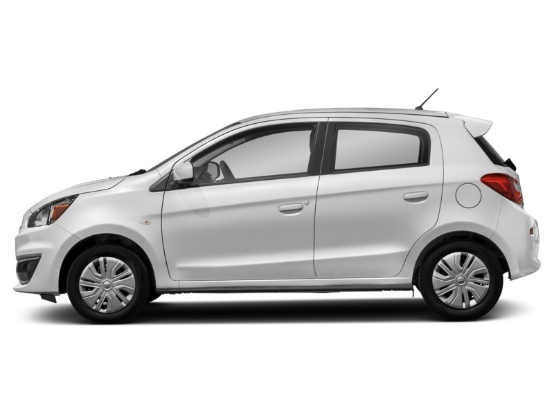 2018 Mitsubishi Mirage ES CVT Pearl White  Shot 3
