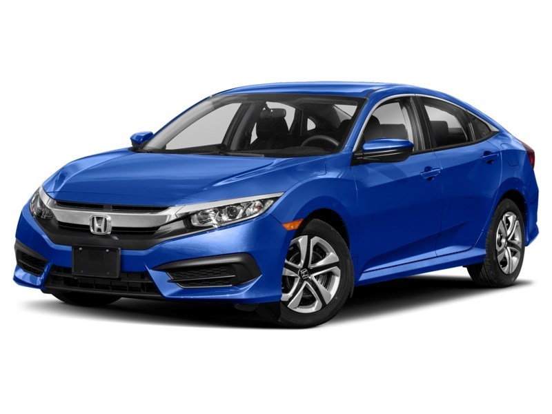 2018 Honda Civic LX CVT Aegean Blue Metallic  Shot 1