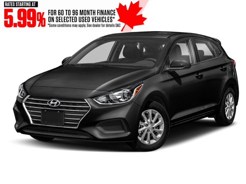 2019 Hyundai Accent 5 Door Preferred Auto Aurora Black Pearl  Shot 1