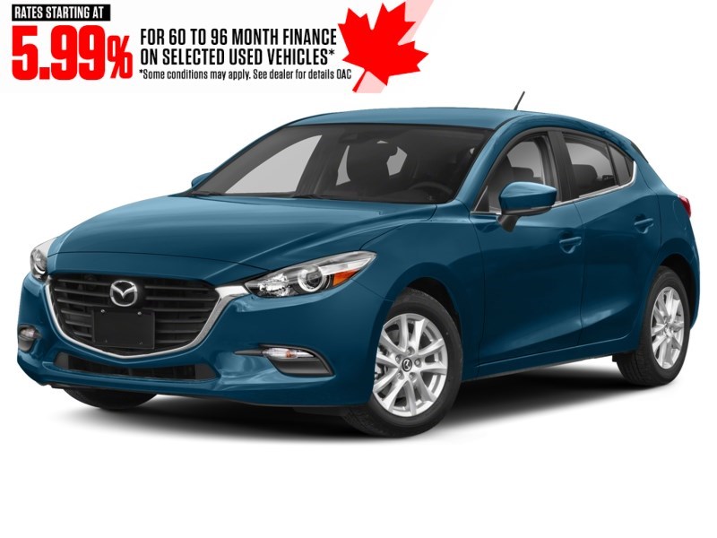 2018 Mazda Mazda3 Sport GS Auto Eternal Blue Mica  Shot 1