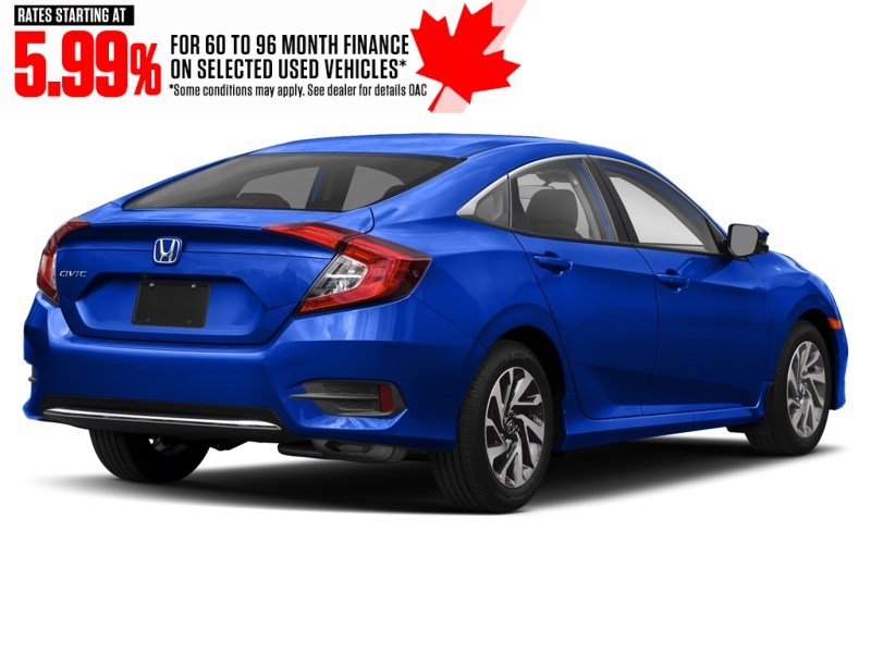 2021 Honda Civic EX CVT Aegean Blue Metallic  Shot 2