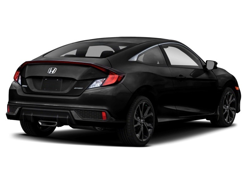 2020 Honda Civic Sport CVT Crystal Black Pearl  Shot 6