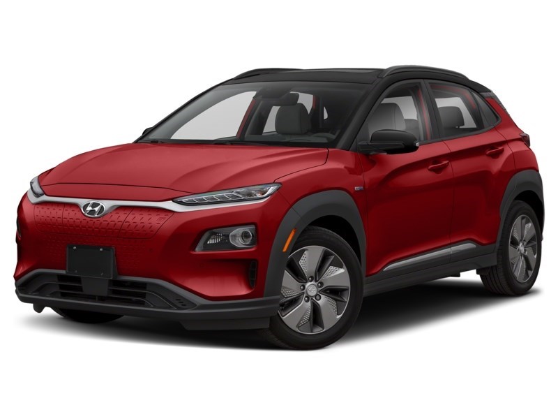 2021 Hyundai Kona Electric Preferred w/Two-Tone Roof FWD Pulse Red w/Black Roof  Shot 16