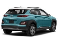 2021 Hyundai Kona Electric Preferred w/Two-Tone Roof FWD Ceramic Blue w/White Roof  Shot 12