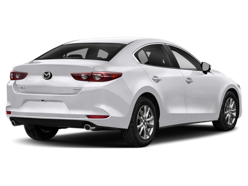 2022 Mazda Mazda3 GS Auto FWD Snowflake White Pearl  Shot 3