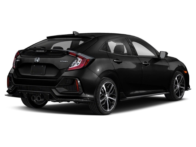 2020 Honda Civic Sport Manual Crystal Black Pearl  Shot 2