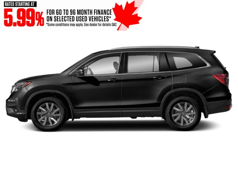 2021 Honda Pilot EX-L Navi AWD Crystal Black Pearl  Shot 3