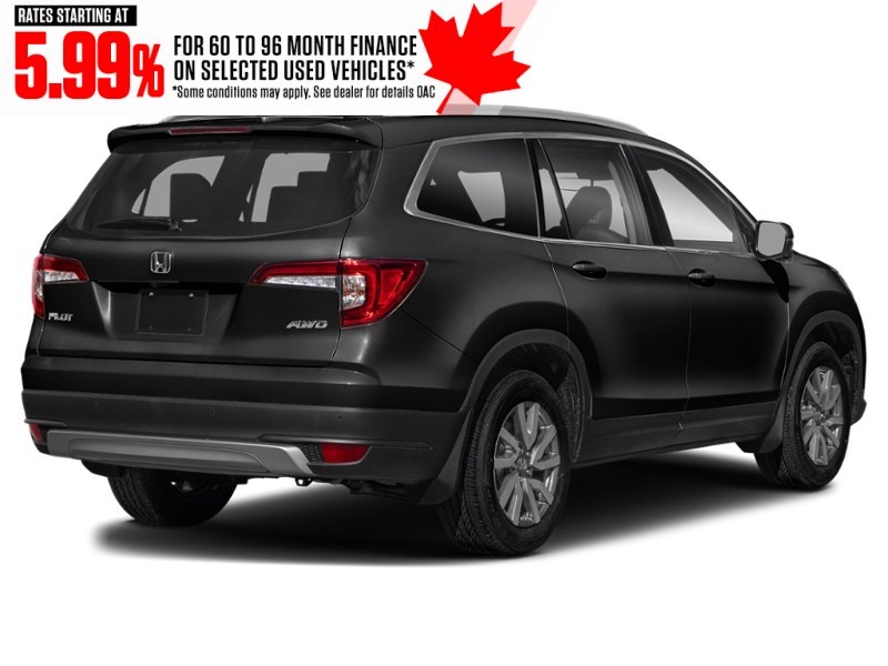2021 Honda Pilot EX-L Navi AWD Crystal Black Pearl  Shot 2