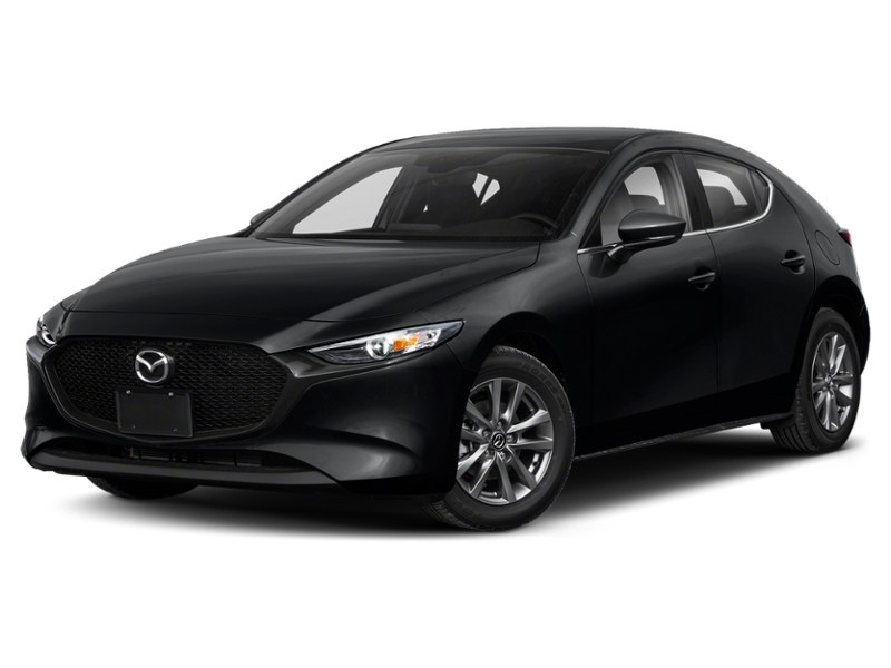 2021 Mazda Mazda3 Sport GX Auto FWD Jet Black Mica  Shot 8