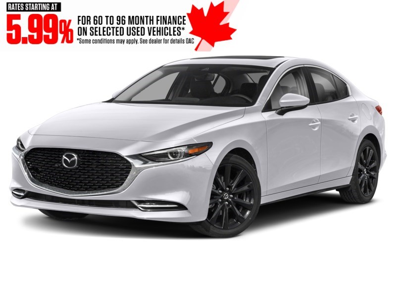 2021 Mazda Mazda3 GT w/Turbo Auto i-ACTIV AWD Snowflake White Pearl  Shot 1