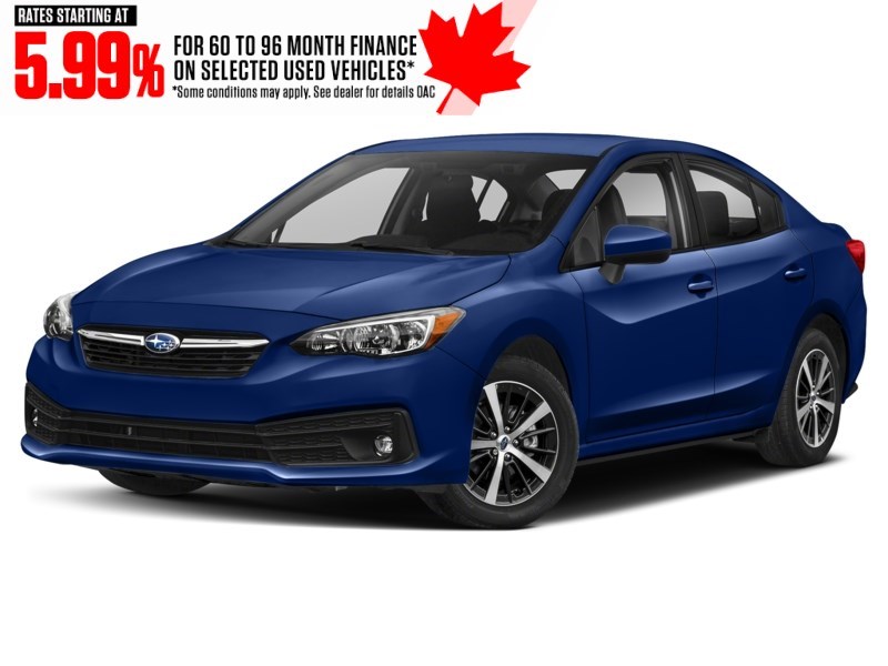 2022 Subaru Impreza Touring 4-door CVT w/EyeSight Sapphire Blue Pearl  Shot 1