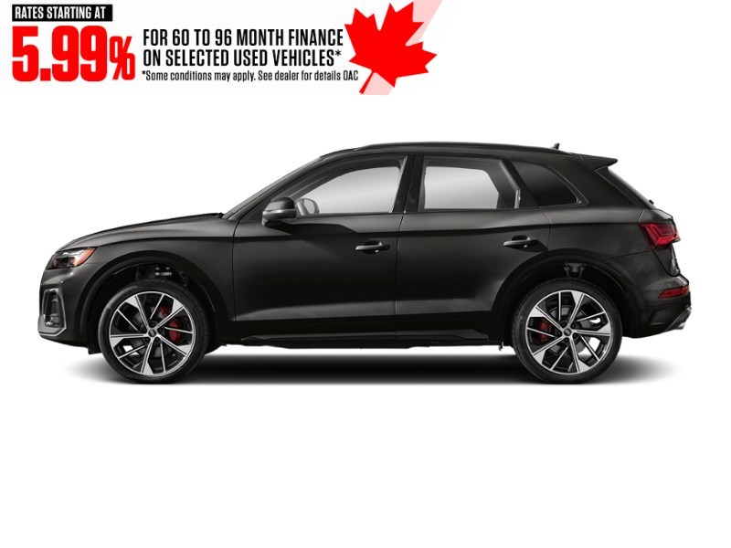 2022 Audi SQ5 Technik 3.0 TFSI quattro Mythos Black Metallic  Shot 3