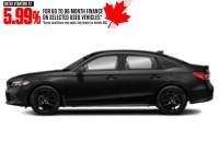 2023 Honda Civic Sport CVT Crystal Black Pearl  Shot 4