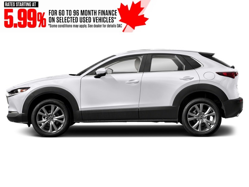 2022 Mazda CX-30 GS AWD Snowflake White Pearl  Shot 3